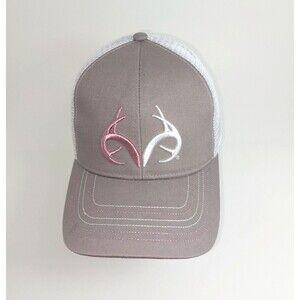 Real Tree Outfitters Headwear Women's Gray Mesh/Gray Hat Adjustable Snapback Hat